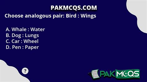 Choose Analogous Pair .